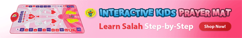 Smart Interactive Kids Prayer Mat Pink Version | Now with Salah Translation